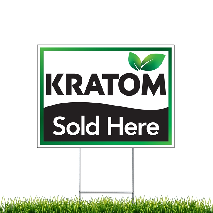 Yard Signs - Kratom Sold Here