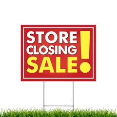 Yard Signs - Store Closing Sale