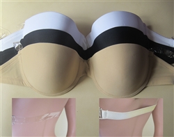 The Versatile Clear Back Strapless Push-Up Bra