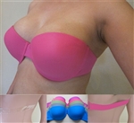 The Versatile Clear Back Strapless Push-Up Bra - Multi-Colored