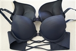 Thick Padded Double Criss-Cross Back Bra