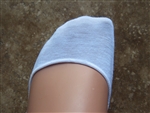 White No Show Liner Socks