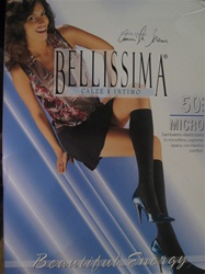 Microfiber knee-high Opaque Hosiery Bellissima.