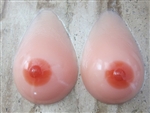 Mastectomy Breast Forms with Clear Straps