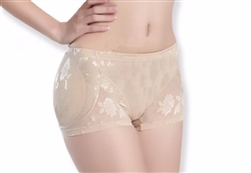 Boyshort Floral Padded Butt & Hip Panty