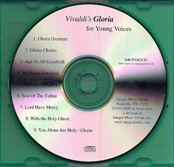 Vivaldi's Gloria for Young Voices Accompaniment CD