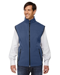 88127 North End Men's Three-Layer Light Bonded Performance Soft Shell Vest
