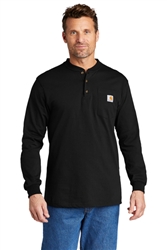 Customized Carhartt Long Sleeve Henley T-Shirt