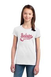 Burlington Softball Girls Printed T-shirt