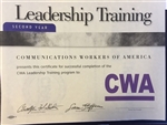 Certificate - Leadership Training Second Year
