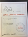 Certificate - Local Officers Training