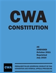 CWA Constitution v 10/23 reprint july 2023