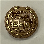 Gold CWA Logo Lapel Pin