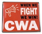 Lapel Pin- When We Fight We Win