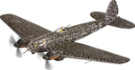 German Heinkel He 111P-2 Medium Bomber - Kampfgeschwader 55, Dreux, Chartes, France, 1940 Night Sorties (1:72 Scale)