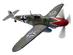German Messerschmitt Bf 109G-6 Fighter - Maj. Hermann Graf, "Red 1," Gruppenkommandeur Jagdgeschwader 50, Wiesbaden-Erbenheim, 1943 (1:32 Scale)