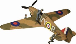 Flight Line Issue #5: RAF Hawker Hurricane Mk. 1 Fighter with Ground Crew - Flight Officer A.G. Lewis, Castle Camps, 1940