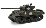 US M4A3 (76mm) Sherman Medium Tank - Creighton Abrams' "Thunderbolt IV", 37th Tank Battalion, 4th Armored Division, Bastogne, Belgium, December 1944 (1:43 Scale)