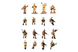 Russian Modern Crew and Soldier Set - Khaki [16 Figures]