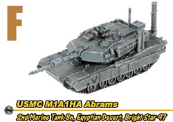 US M1 Abrams Main Battle Tank Series: USMC M1A1HA Abrams Main Battle Tank - 2nd Marine Tank Battalion, Egyptian Desert, Operation Bright Star, 1997