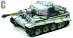 German Sd. Kfz. 181 PzKpfw VI Tiger I Heavy Tank Series: Mid Production Tiger I Heavy Tank - schwere Panzerabteilung 501, Winter 1943-44 (1:144 Scale)