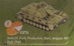 German StuG III and StuG IV Assault Gun Series: Sturmgeschutz IV Assault Gun, StuG Abt.907, Italy, 1944