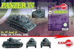 German Sd. Kfz. 161 PzKpfw IV Medium Tank Series: Panzer IV Ausf. D Medium Tank - Panzer Regiment 10, 8.Panzer Division, 1941 (1:144 Scale)