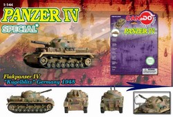 German Sd. Kfz. 161 PzKpfw IV Medium Tank Series: Limited Edition German Flakpanzer IV Kugelblitz Anti-Aircraft Vehicle