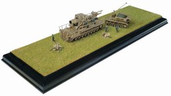 German 60cm Heavy Mortar w/Ammunition Carrier, Grassland Diorama, Shell, 2cm Flak Gun and Six Figures - Summer Camouflage