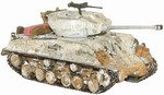 US M4A3E8 Sherman Medium Tank - Captain James Leach, "BlockBuster 3D", B Company, 37th Tank Battalion, 4th Armored Division, Ardennes, 1944 (1:50 Scale)