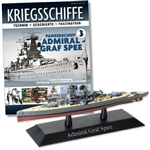 German Kriegsmarine Deutschland Class Heavy Cruiser - DKM Admiral Graf Spee [With Collector Magazine]