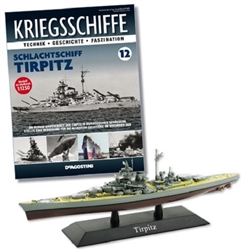 German Kriegsmarine Bismarck Class Battleship - DKM Tirpitz