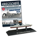 German Kriegsmarine Leberecht Maass Class Destroyer - Z1 Leberecht Maass