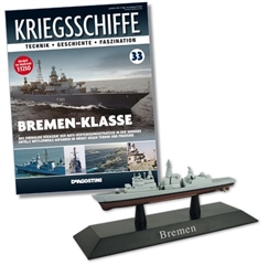 German Bundesmarine Bremen Class Frigate - Bremen