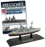 German Kaiserliche Marine Nassau Class Battleship - SMS Westfalen [With Collector Magazine]