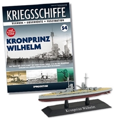 German Kaiserliche Marine Deutschland Class Battleship - SMS Kronprinz Wilhelm