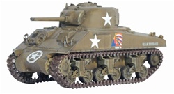 US M4 Sherman Medium Tank - Creighton Abrams, 37th Tank Battalion, 4th Armored Division, Brittany, France, 1944