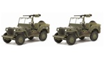 US Willys Jeep with .50 cal Heavy Machine Gun Twin Pack