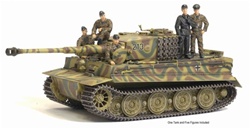 German Late Production Sd. Kfz. 181 PzKpfw VI Tiger I Heavy Tank and Tank Crew - schwere Panzerabteilung 301, Cologne, Germany, 1945