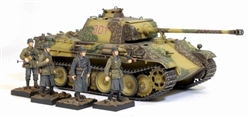 German Sd. Kfz. 171 PzKpfw V Panther Ausf. G Medium Tank with Four Figures - "Red 301", Panzer Regiment 26, Panzer Grenadier Division "Grossdeutschland", France, 1944