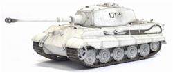 German Sd. Kfz. 182 PzKpfw VI King Tiger Ausf. B Heavy Tank with Henschel Turret and Zimmerit - "Black 131", 1./schwere Panzerabteilung Feldherrnhalle, Hungary, 1945