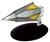 Star Trek 23rd Century Tholian Starship [With Collector Magazine]