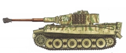 German Mid Production Sd. Kfz. 181 PzKpfw VI Tiger I Ausf. E Heavy Tank with Zimmerit - "White 214", Schwere Panzerabteilung 509, Russia, Autumn 1943 [Bonus Maybach HL 230 TRM P45 Engine]