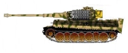 German Mid Production Sd. Kfz. 181 PzKpfw VI Tiger I Ausf. E Heavy Tank with Zimmerit - 3.Kompanie/schwere Panzerabteilung 507, Konigsberg, Prussia, Spring 1944 [Bonus Maybach HL 230 TRM P45 Engine]