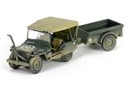 US 1/4-Ton Willys Jeep with Bantam T3 Trailer - Top Up