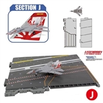 US Navy Grumman F-14A Tomcat Fleet Defense Fighter with Deck (Section J) - VF-111 "Sundowners"