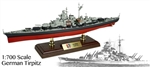 German Kriegsmarine Bismarck Class Battleship - DKM Tirpitz, Norwegian Fjords, 1944 [Full Hull Version] (1:700 Scale)