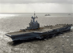 French Navy Charles de Gaulle Class Nuclear-Powered Aircraft Carrier - Charles de Gaulle (R91)