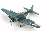 USN Douglas SBD-5 Dauntless Dive-Bomber - Lt. Cook Cleland, "White 39," VB-16, USS Lexington (CV-2), June 1944 [Dive Brakes Up] (1:72 Scale)