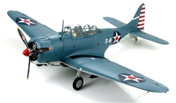 US Navy Douglas SBD-3 Dauntless Dive-Bomber - William Hall/John Moore, "White S-8", VS-2, USS Lexington (CV-2), Battle of Coral Sea, May 1942